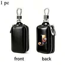 Double Layered Enlarged Capacity26 Letter Key Bag Men's PUkeystorage Bag Keychain Keychain,A Gift Full Of Love,Fun Gift,Men's Gift,Gift For Loved Ones - Multicolor - View 24