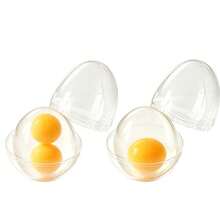 Transparent Egg Squeeze Toy, Single/Double Yolk Soft Stress Ball, Portable Cute Hand Toy For Adults And Children To Relieve Anxiety - Multicolor - View 8