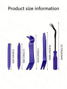 5PCS Blue Tool Set Car Interior Disassembly Tools Non-Destructive Disassembly Car Repair Tools DIY Tools - Tools - View 5