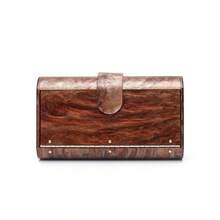 CEZIRA Luxury Glitter Acrylic Square Box Flip Top Evening Clutch Bag For Women, Portable Exquisite Wallet Suitable For Banquet, Dinner, Party, Date, Holiday And Daily Use - Multicolor - View 16
