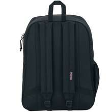 JanSport Cross Town Plus Backpack - Black Unisex Backpacks - Black - View 3