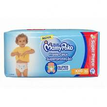 Mamypok Fralda Calça Superproteção Super Encaixe 12h XXG 36u - Multicolorido - Visão 1
