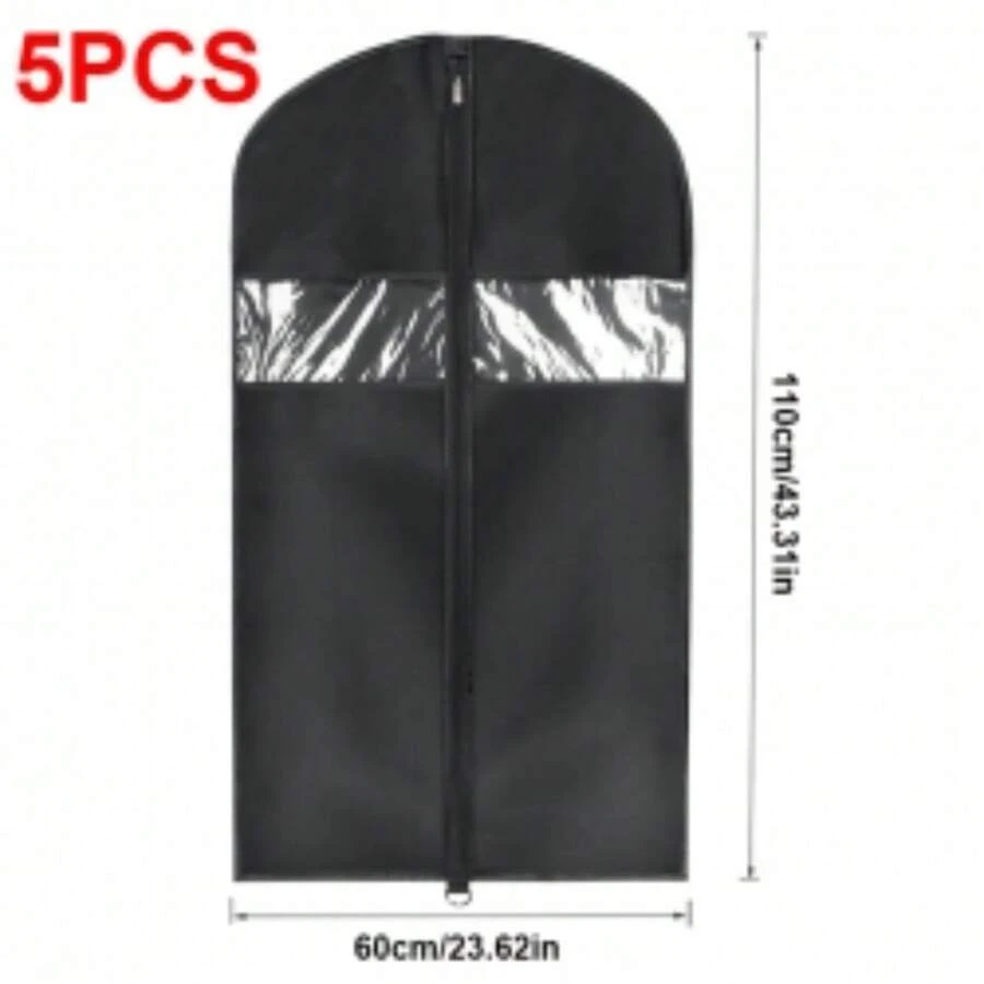 5 PCS Large Hanging Suit Bags Dress Coat Jacket Clothes Cover Dust Protector - UK-c390802 - View 1