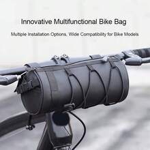 1pc Car Accessories Electric Bicycle Hanging Storage Bag, Multi-Functional Universal Installation Storage Pouch, Small Items Big Use, Portable Storage, Black/Pink Two Colors Available - A - View 1