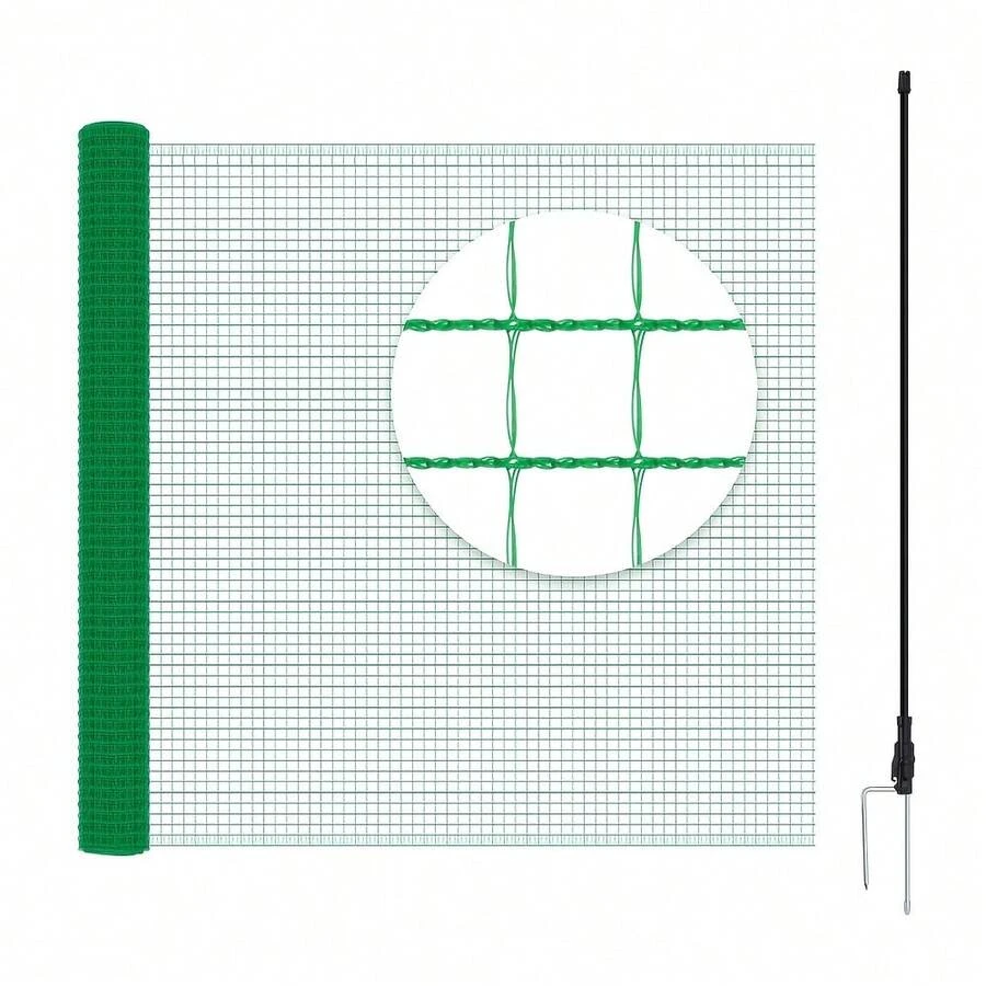 Tissu de clôture et filet d'ombrage - Vert - Voir 1
