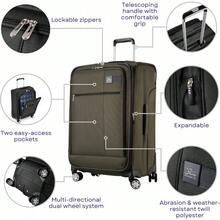 Sigma 7.0 Softside - Veliz Giratoria Expandible Con Ruedas, Equipaje - Checked-medium 24-inch + Pino - View 2
