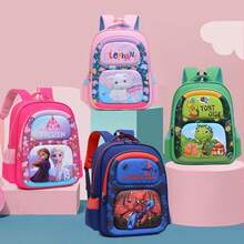 Back To School Season Disney Avengers Marvel Spider-Man 3D Cartoon Backpack, 4 Popular Themes To Choose From: Spider-Man, Frozen Princess, Cute Turtle, Elephant, 3D Hard Shell Front Pocket With Stylish Design, High-Definition Vibrant Print Durable - Backpack - View 2