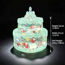 1pc Squishy Cake Christmas Stress Relief Toy, Maltose Squeeze Toy, New Hot-Selling Cross-Border Product - Multicolor - View 4