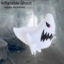 Inflatable Ghost Halloween Decorations, Suitable For Outdoor And Festival Party Hanging Decorations, Essential Indoor And Outdoor Props For Halloween Celebrations - Multicolor - View 1