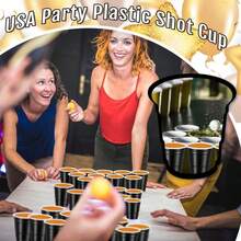 20pcs 2oz Small Cups - Mini 2oz Party Cups, Black Small Cups, Easter Wine Cups, Mini Liquor Cups, For Parties, Birthday Parties, Neon Cups, Beer Tasting, Snack Sample Tasting, Reusable - Black - View 5