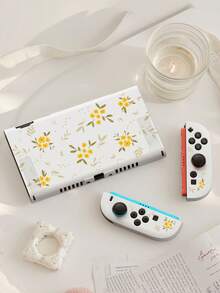 Ayotu Suitable For 2025 New Switch 2 Gold Floral Pattern Game Console Shell And Accessories, Set Includes Protective Case, Storage Bag, Joy-Con Controller Protective Cover And Other Multiple Style Accessories, Autumn Romantic, Ideal Choice For Back To School Gifts - View 2
