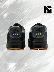 Nike Air Max 90 Smoke Grey – Men's Lifestyle Sneakers – Shoes For Man -Vintage-Spring & Summer-Inspired Running Shoes, Shock-Absorbing Comfort, Gym To Streetwear Casual Wear-Back To School-IQ0580 084 - 煙灰色/黑色/無煙煤色 - 查看 4