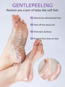 Masker Kaki Eksfoliasi, Masker Kaki, Masker Kaki Eksfoliasi Lavender, Masker Kaki Kemasan untuk Menghilangkan Kulit Mati, Melembutkan Kapalan, Memutihkan Kaki, Perbaikan Berlapis-lapis, Melembapkan dan Menghidrasi, Menutrisi, Melembutkan Kulit, - Bunga lavender - View 6