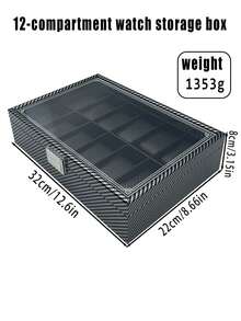 12/10/6/3/2 Slots Luxury Large Capacity Watch Storage Box, Watch Display Box, Can Store Watches, Perfect Gift Display Box - Multicolor - View 9