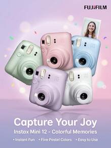 FujiFilm Instax Mini12 Instant Camera | Instant Shooting, Automatic Exposure System, Parallax Correction, 306g Portable Body, Rotating Lens For Switching Modes, 7-Second Flash Recharge, Foolproof Shooting For Beginners. Mini12 Instant Camera. - View 12