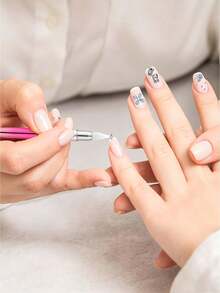 Wax-Free Self-Adhesive Diamond Brush, Suitable For Diamond Painting, Cross Stitch And Nail Art, Includes Diamond Pen For Picking Up Rhinestones - A - View 4