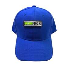 1pc Cartoon Icon Casual Street Party Embroidered Baseball Cap, All-Season Wear, Blue - 100-815 - View 8