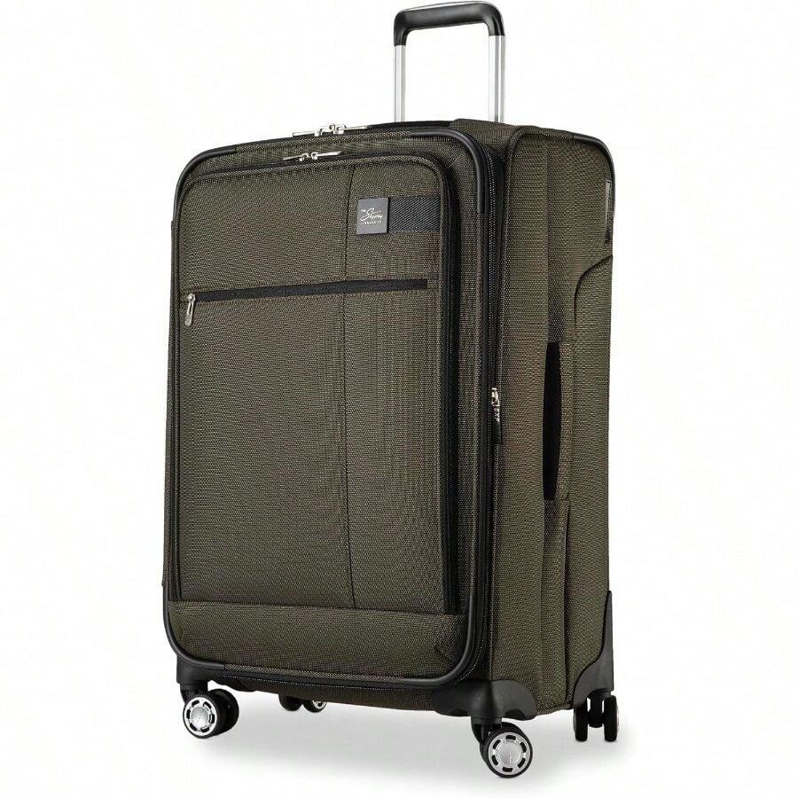 Sigma 7.0 Softside - Veliz Giratoria Expandible Con Ruedas, Equipaje - Checked-medium 24-inch + Pino - View 1