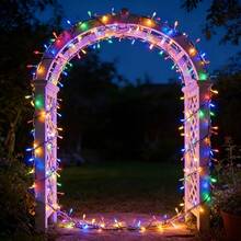1pc 50/100 LEDs Firecracker Copper Wire Fairy String Lights, Remote Controlled 8 Lighting Modes, USB & Battery Operated With Timer Function, Warm White Waterproof LED Lights For Summer Patio, Wedding, Eid Al‑Adha Festival Decor - Battery-powered Firecracker Lights - View 8