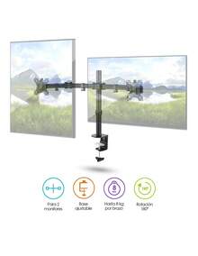 Redlemon Dual Monitor Stand For 13" To 32" Monitors With Desk Mount - View 2