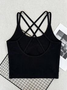 Women Sports Tees & Tanks - Black - View 6