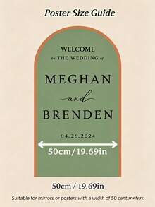 Customizable Wedding Mirror Stickers - Personalized Date And Name, Elegant White Wedding Stickers, Suitable For Bridal Shower, Birthday, Housewarming, Wedding Decoration, Valentine's Day, Wedding Events And Party Supplies, Aesthetic Home Decor - Multicolor - View 11