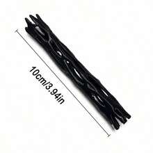 1pc Black Wishing Willow Branch 3D Printed Ornament, Roleplay Prop, Home Decor, Classic Prayer Tree Branch Decoration, Black Artificial Willow Twig, Party Decor Prop - Multiple Styles - View 8