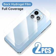 Yezodawee 2pcs Full Coverage Hydrogel Screen Protector Film Compatible With Phone 18Pro Max/18 Pro/ 17Pro Max/17 Pro16 15 Pro Max 14 Plus 13 12 Mini 11XRXXSMax Anti-Scratch, Anti-Fingerprint, Full Coverage - Clear - View 37