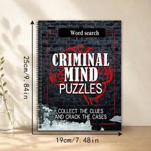1pc Word Search Game Loose-Leaf Notebook, Logical Reasoning, Brain-Burning Game Loose-Leaf Notebook Suitable For Individual Or Group Use - Rectangle - View 7