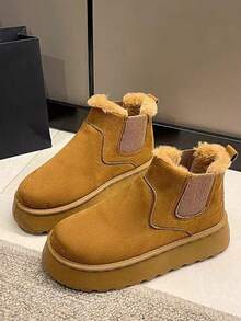 Women Snow Boots - Camel - View 2