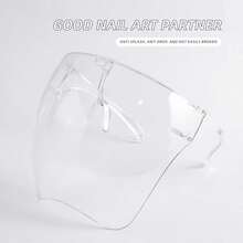 1PC Nail Art Dust Mask, Professional Acrylic Transparent Anti-Fog Face Shield For Nail Salon Removal, Dust-Proof Eye Protection Mask, Professional Nail Art Tool - Multicolor - View 4