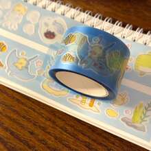 42cm/Loop Cute Oceanarium Marine Animal Die Cut Dispensing Sticker DIY Deco Card Journal Scrapbooking Photo Card Phone Case Collage Supply - Black - View 4