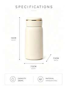 1pc Mini Pocket Cup, Stainless Steel Coffee Cup, Made Of Stainless Steel With Long-Lasting Cold And Heat Retention, Compact And Cute Design For Easy Carrying, Suitable For Women For Shopping, Commuting, Outdoor Travel, Fitness And Sports - Multicolor - View 11