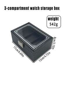 12/10/6/3/2 Slots Luxury Large Capacity Watch Storage Box, Watch Display Box, Can Store Watches, Perfect Gift Display Box - Multicolor - View 11