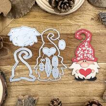 1pc Cute Gnome Metal Cutting Template DIY Scrapbook Photo Album Greeting Card Home Decor Holiday Blessing Handmade - Dwarf - View 2