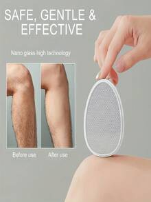 Nano Hair Removal Device For Men And Women - Glass Hair Remover, No Razor Needed, Painless Hair Removal, Suitable For Body, Legs, Arms, Back, Bikini Line, Eyebrows, Eyelids - Instant Hair Removal Device (No Razor Needed) - Multicolor - View 2