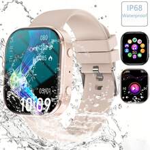IP68 Water Proof High-Quality Women'S Smart Watch, Ultra-High-Definition Display, Pink Strap, USB Charging, Sports Mode Activity Tracker, Answer/Call Function, Message, Supports Multiple Languages, Men Smartwatch Holidays/Birthdays Gift 2026 NEW - View 7