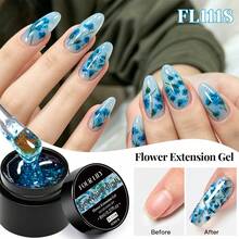 FOUR LILY 8ml Gel Extension Builder Nail Gel - Gel Ekstensi Kuku Bening, Cocok Untuk Penguatan Permukaan Dan Penanaman Bunga Kering, Gel Kuku UV/LED yang Dapat Dilepas, Cocok Untuk Manikur Salon Dan Rumahan - MultiWarna - View 13