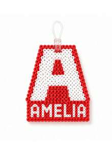 Ayotu Customized Personalized Letter Luggage Tags & Backpack Charms Keychains - Pixel Beads Style Luggage Identification Tags, Fuse Beads Travel Identification Tags, Includes Customized Letters & Lanyards, Pixel Style Art, Pet Identification Tags, Travel Essentials, Travel Storage Bag Accessories, Customizable Luggage/Backpack Decorations, Suitable For Men & Women Travel Use, Great Choice For Graduation Travel Gifts - Multicolor - View 10