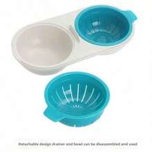1 Egg Boiler Set Microwave Soft Boiled Egg Mold, Poached Egg Poacher, Rapid Steamed Soft Yolk Egg Cooker Kitchen Tool - Multicolor - View 6