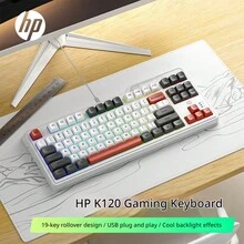 HP K120 Gaming Keyboard Mechanical Feel RGB Mixed Light 87-Key Layout Computer Keyboard Portable Quiet Wired Keyboard Compatible With PC Laptop Mac Personal Computer - View 9