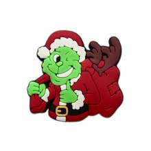 The Grinch 10 buah Hiasan Sepatu Bakiak Natal Acak, Aksesoris Stiker Sepatu DIY, Gesper Dekorasi Bakiak, Hadiah Natal, Perlengkapan Kostum Halloween - MultiWarna - View 6