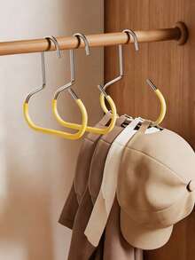 1/2/4pcs Upgraded Hat Hook Rack, Suitable For Dorm Wardrobe, Can Hang Baseball Caps, Flat Caps, Etc., Multi-Functional Hat Display Rack, Simple And Fashionable, Towel Rack, Room Decor, Clothes Hanger, Storage Rack, Organization, Wall Key Hook, Adhesive Hook, Bedroom Decor, Kitchen Accessories, Bathroom Decor Accessories, Bathroom Accessories, Bathroom Storage, Back To School, Autumn Home Decor - Multicolor - View 1