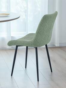 1/2pcs Elastic Dining Chair Covers, Soft Curved Backrest & Seat Covers, Home Decor, Kitchen Chair Covers, Suitable For Wedding, Banquet, Party - Multicolor - View 5