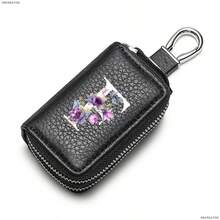 White Flowerdouble-Layerkeybagwithincreased Capacity,Men's PUconvenientkeystorage Bag,Keychain,Suitableforkeystorageandorganization,An Interestinggift - Multicolor - View 36