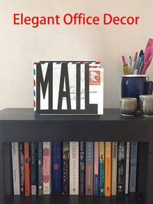 Metal Mesh Letter Organizer Desktop File Storage Rack Unisex Office Envelope Document Storage Back To School Halloween Christmas Gift Home Living Room Office Decor Travel Vacation Camping Party Favor School Essential Organizer Accessory - Multicolor - View 6