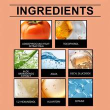 EELHOE Persimmon Refreshing Shower Gel, Containing Aloe Vera, Persimmon Extract, Cleanses The Skin While Moisturizing, Making It Appear Smoother And More Delicate.It Deeply Cleanses The Skin, Leaving It Fresh, Comfortable, And Hydrated - 100ml - View 7