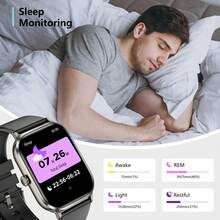 GAWSUG Smartwatch Nirkabel Ultra Tipis Terbaru untuk Wanita dan Pria, Jam Tangan Olahraga dan Kebugaran dengan Pelacak Detak Jantung untuk Android dan iOS - View 5