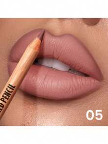 Pudaier Pensil Bibir Matte - Pensil Bibir Matte Halus yang Mendefinisikan Dimensi Bibir dan Menciptakan Kontur Sempurna - Alat Makeup Penting untuk Pecinta Kecantikan - Beragam Warna yang Cocok untuk Berbagai Tampilan Makeup - Hadiah Terbaik untuk Wanita - 05 - View 3