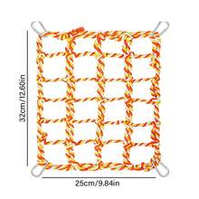 Colorful Bird Net, Pet Hammock, Mouse Climbing Ladder Bridge Toy, Small Animal Cage Decoration Accessories, Suitable For Budgies, Cockatiels, Hamsters, Ferrets, Lovebirds, Guinea Pigs - A+B - View 8
